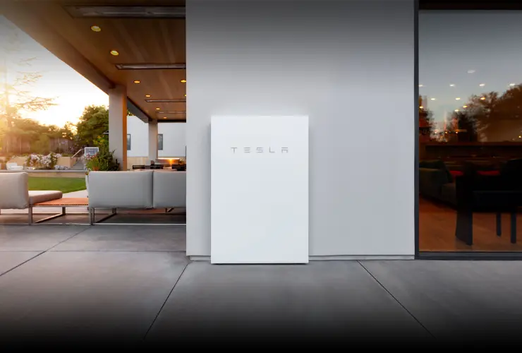 Tesla Powerwall installed on a home